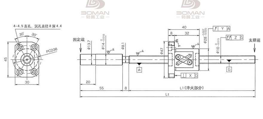 KURODA GG1010AS-BAPR-0655A 黑田精工丝杆是什么材质