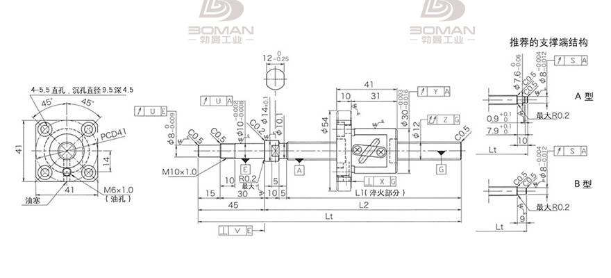 KURODA GP1204DS-AAPR-0400B-C3S 黑田精工的滚珠丝杠多少钱
