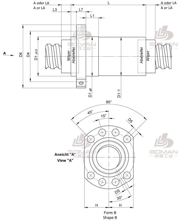 STEINMEYER施坦梅尔 3526/20.63.7,5.4E steinmeyer 丝杠