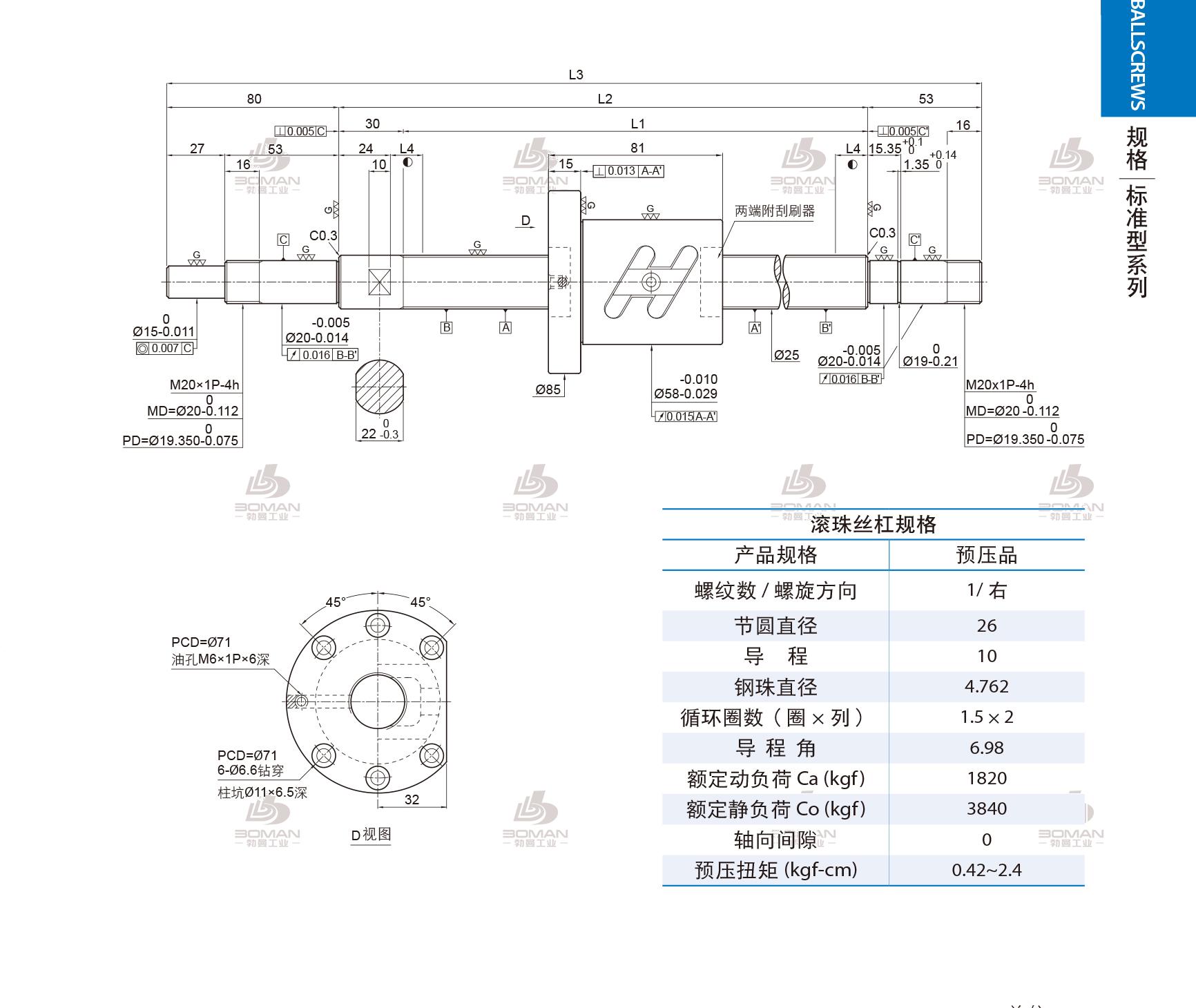 PMI 1R25-10A2-1FSWC-570-733-0.018 pmi丝杆速度