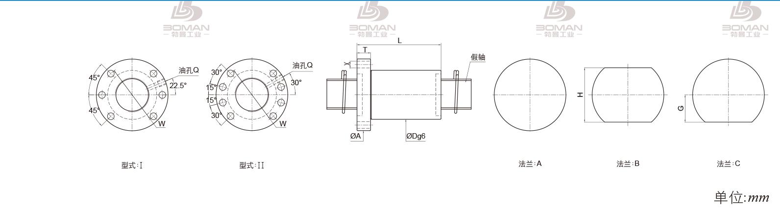 PMI FSDW2505B-3.0P pmi丝杠是哪儿产的