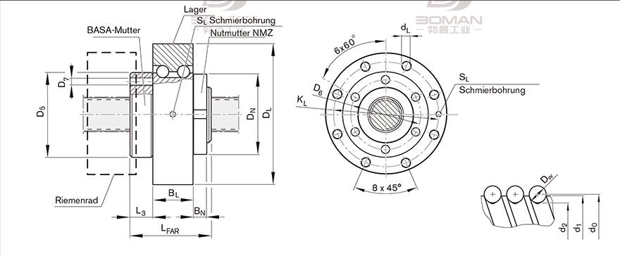 REXROTH R2532 日本tsk丝杠