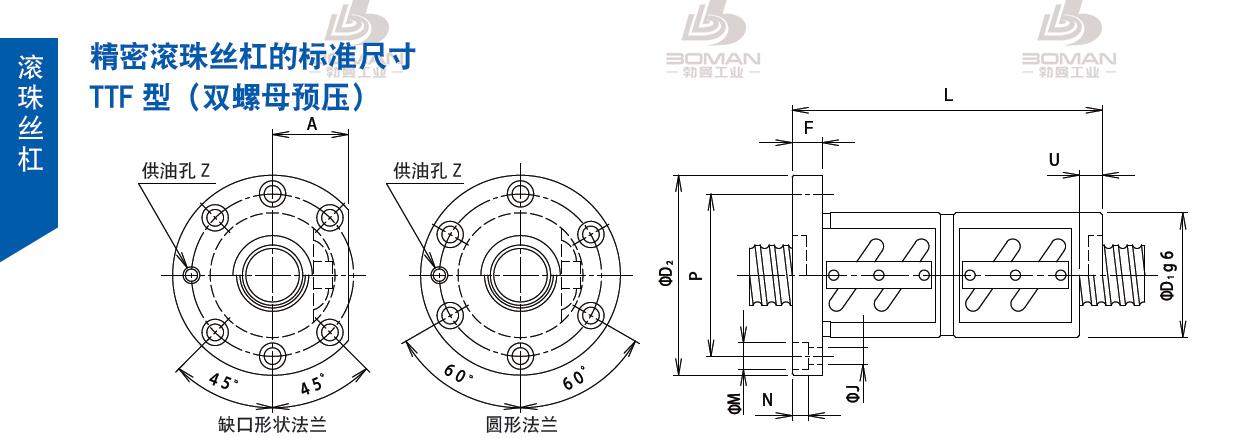 TSUBAKI 16TTFJ6 tsubaki数控滚珠丝杆型号